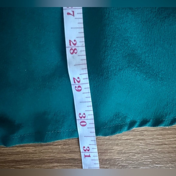 BOB MACKIE 🌟 Wearable Art 100% Silk Vintage wind breaker, emerald green, teal M - Picture 7 of 9